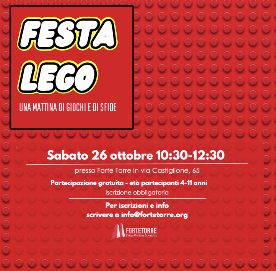 Festa Lego | 26 ottobre